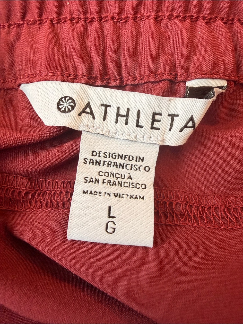 Athleta Berry Skirt Athleisure Golf Tennis Sports Yoga Workout Womens Size L - Picture 8 of 11